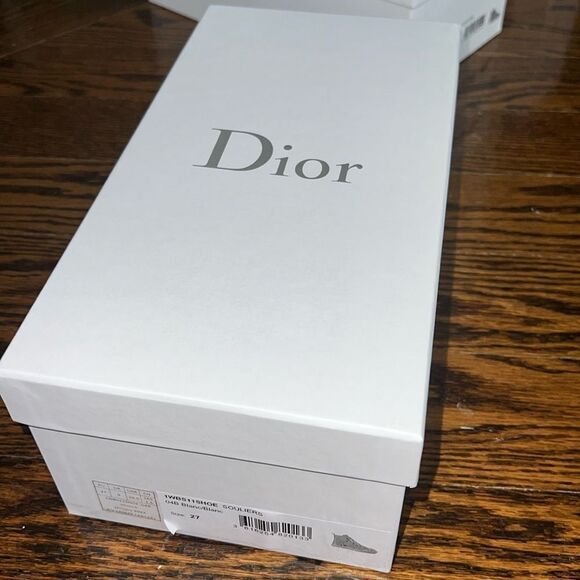 DIOR Oblique Technical Fabric Kids' B23 High-Top Sneaker 27 - Picture 6 of 16
